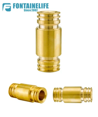 Sárgaréz csőcsatlakozó